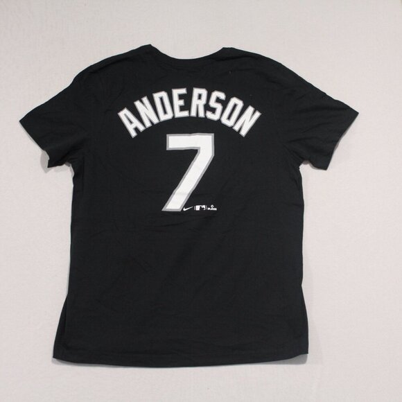 The Nike Tee Black Men Tee Shirt Chicago White Sox Anderson 7 Size XL - Picture 2 of 10